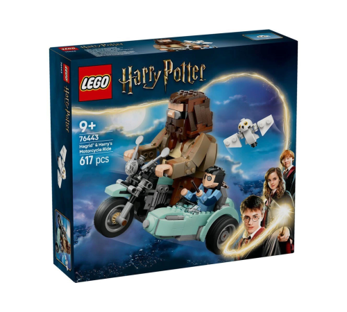 76443 Lego Harry Potter-Hagrid ve Harrynin Motosiklet Yolculuğu 617 parça +9 yaş