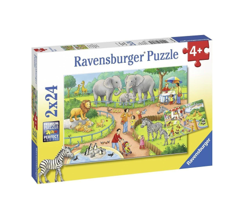 78134 Hayvanat Bahçesi 2x24 parça Ravensburger Puzzle 78134 Hayvanat Bahçesi 2x24 parça Ravensburger Puzzle