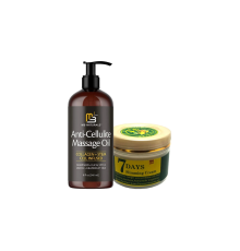 7Daus AntiYağ Slimming Cream Yağları Yakmaya Krem 100 ml + Anti-Cellulite Massage Oil Selülitli Bacaklar İçin 240 ml Masaj Yağı