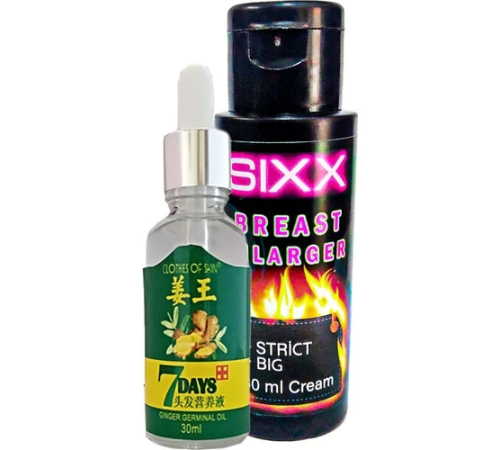 7Days Bay Bayan Saç Bakım Yağı ve + Sıxx Memme Şekiııendirici Bakım Kremi 60 ml