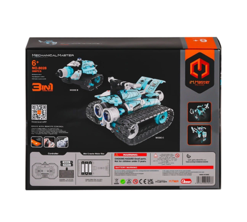 8028 IMM Mekanik Master Kumandalı Robot Araba Blokları 3IN1 398 Parça 8028 IMM Mekanik Master Kumandalı Robot Araba Blokları 3IN1 398 Parça
