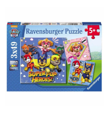 80366 Paw Patrol 3x49 parça Ravensburger Puzzle