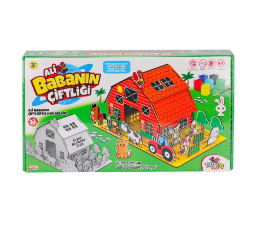 8202 Ali Babanın Çiftliği 3D Puzzle ve Boyama -Totteriq 8202 Ali Babanın Çiftliği 3D Puzzle ve Boyama -Totteriq