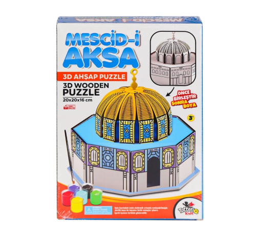 8209 Mescid-i Ahka 3D Ahşap Puzzle ve Boyama -Totteriq 8209 Mescid-i Ahka 3D Ahşap Puzzle ve Boyama -Totteriq