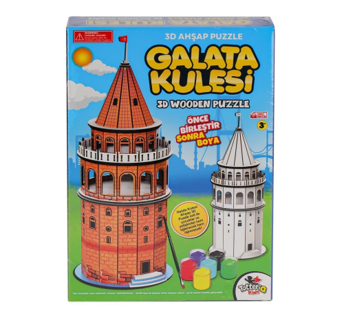 8210 Galata Kulesi Ahşap 3D Puzzle 8210 Galata Kulesi Ahşap 3D Puzzle
