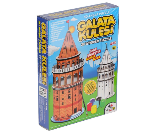 8210 Galata Kulesi Ahşap 3D Puzzle 8210 Galata Kulesi Ahşap 3D Puzzle