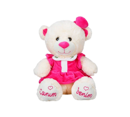 8331 Canım Benim Elbiseli Peluş Ayı