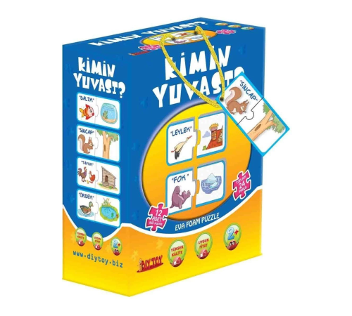 8513 DıyToy 2 Lİ KİMİN YUVASI KUTULU