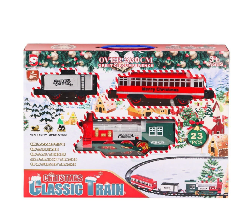 8513A Işıklı Dumanlı Yılbaşı Tren Seti