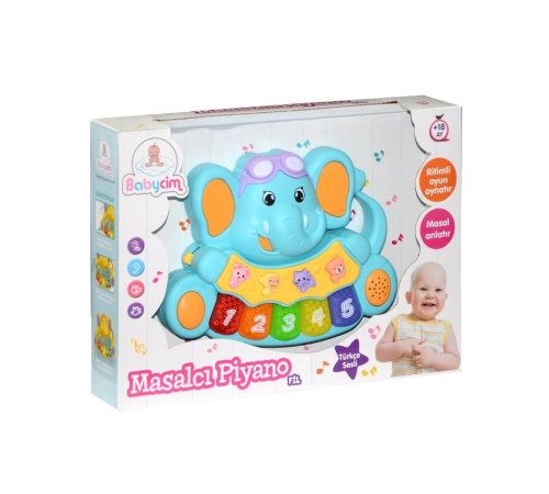 855-31A-24 Birliktoys, Babycim Masalcı Piyano-Fil 855-31A-24 Birliktoys, Babycim Masalcı Piyano-Fil