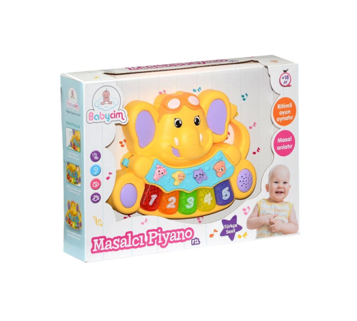 855-31A-24 Birliktoys, Babycim Masalcı Piyano-Fil 855-31A-24 Birliktoys, Babycim Masalcı Piyano-Fil