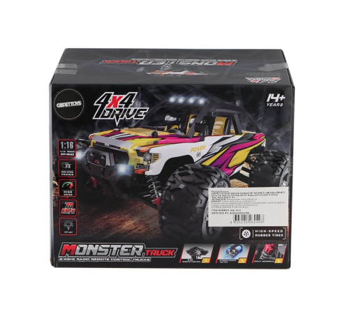 866-1612 1:16 Kumandalı 70 km/h Monster Truck 4x4
