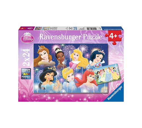 88720 Disney Prensesleri 2x24 parça Ravensburger Puzzle