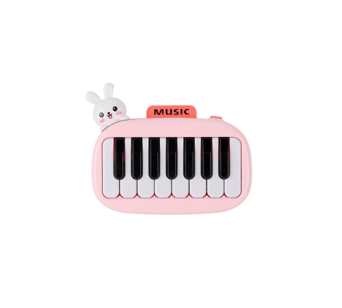 8896-1B 88 Tavşanlı Işıklı Müzikal Piano - 1 Adet Fiyatıdır