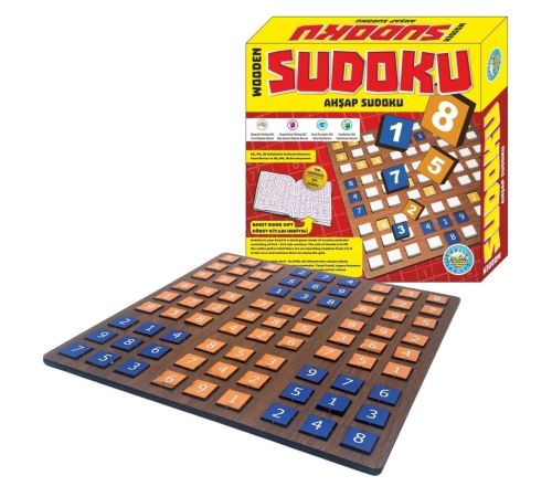 9 Bölümlü Ahşap Sudoku Eğitici Oyun Seti 9 Bölümlü Ahşap Sudoku Eğitici Oyun Seti