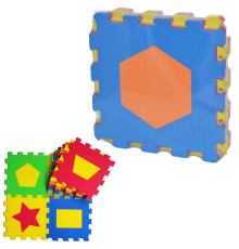 90-955 ECO EVA 33X33 Geomerik Şekilli Oyun Halısı 7mm
