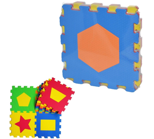 90-955 ECO EVA 33X33 Geomerik Şekilli Oyun Halısı 7mm