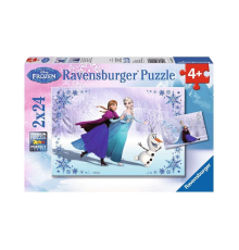 91157 Frozen II Sisters Forever 2x24 parça Ravensburger Puzzle
