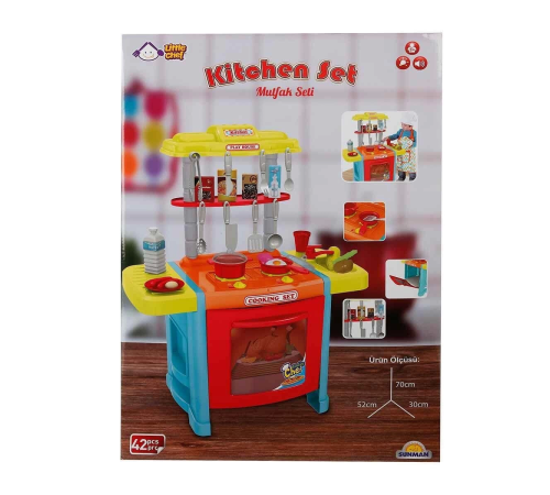 92214 SUN-YFN-LCH-MUTFAK SET FIRIN OCAK 42PRÇ SES IŞIK BYK KUTU