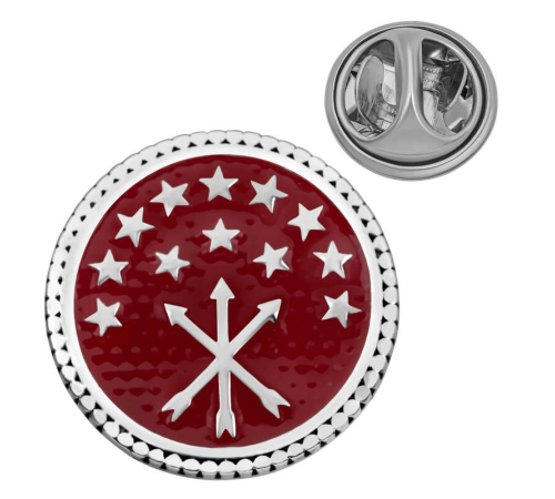 925 Ayar Gümüş Çerkes Bayrağı Rozet T8678 (336336) 925 Ayar Gümüş Çerkes Bayrağı Rozet T8678 (336336)