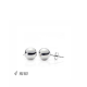 925 Ayar Gümüş Top Küpe - 4 mm (EA1160221) (336336)