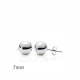 925 Ayar Gümüş Top Küpe - 5 mm (EA1160220) (336336)