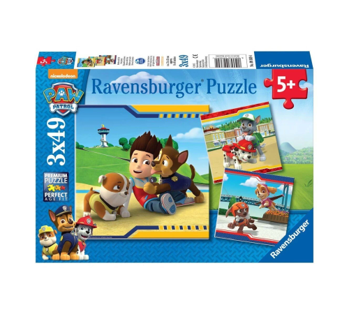 93694 Paw Patrol 3x49 parça Ravensburger Puzzle