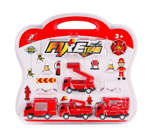 995A-10 Çek Bırak İtfaiye Araç Oyun Seti -Birliktoys 995A-10 Çek Bırak İtfaiye Araç Oyun Seti -Birliktoys