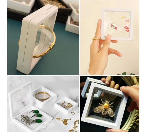 9x9 cm Standlı 3D Takı Ziynet Hatıra Koleksiyon Saklama Kutusu Şeffaf Film Çerçevesi 9x9 cm Standlı 3D Takı Ziynet Hatıra Koleksiyon Saklama Kutusu Şeffaf Film Çerçevesi