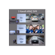 A98 Full Hd 3 Kameralı Araç Içi Güvenlik Kamerası 64gb Uyumlu Ir Gece Görüşü, Ön-arka-iç Kayıt