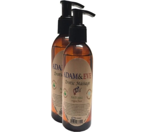 Adam & EAdam&eErkeklere Kadınlara Özel Sade Vücut Masaj Yağı Pure Edible Massage Oil 125 ml 2 Adet
