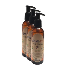 Adam & EAdam&EErkeklere Özel Sade Vücut Masaj Yağı Pure Edible Massage Oil 125ml 3 Adet