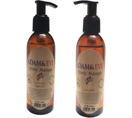Adam & EErkeklere Kadınlara Özel Sade Vanilya Aromalı Masaj Yağı Massage Oil 125ML