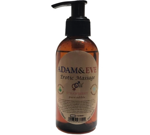Adam & Eve Strawberry Adam&eve 150 ml ER0TIC Massage Oil | Boy Aromatik Çilekli Adam Eve ER0TIK Masaj Yağı