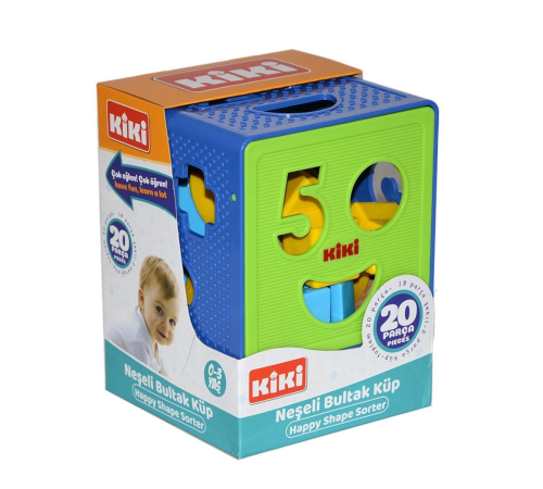 AE-1210 Kiki, 20 Parça Neşeli Bultak Küp / 0-3 yaş AE-1210 Kiki, 20 Parça Neşeli Bultak Küp / 0-3 yaş