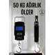 Ağırlık Ölçer 50 Kg El Terazisi El Kantarı Pilli Led Ekran