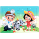 Ahşap Eğitici Puzzle 12 Parça - 1 Adet Stokta Olan Gönderilir