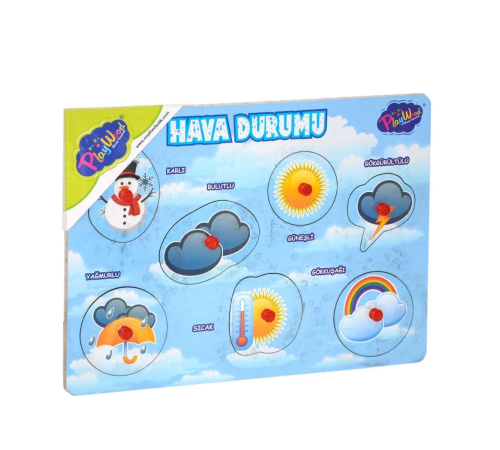 Ahşap Tutmalı Hava Durumu Puzzle