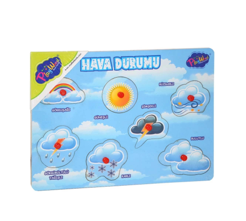 Ahşap Tutmalı Hava Durumu Puzzle