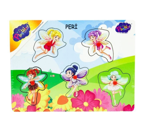 Ahşap Tutmalı Peri Kızı Puzzle Ahşap Tutmalı Peri Kızı Puzzle