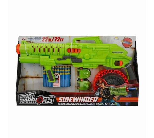 Air Warriors Sidewinder Sünger Mermi Atan Silah 30 Mermili