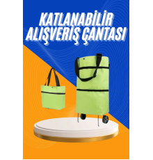 Alışveriş Çantası Katlanabilir Pazar Arabası Tekerlekli Pazar Arabası Katlanabilir