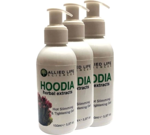 Allied Life Sciences Hoodia Herbal Extracts Hot Slimming & Tightening 150 ml x 3 adet