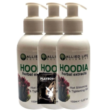 Allied Life Sciences Hoodia Herbal Extracts Hot Slimming & Tightening 150 ml x 3 adet + Jel