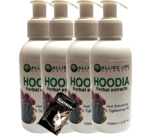 Allied Life Sciences Hoodia Herbal Extracts Hot Slimming & Tightening Gel 150 ml x 4 adet + Jel Allied Life Sciences Hoodia Herbal Extracts Hot Slimming & Tightening Gel 150 ml x 4 adet + Jel