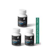 ALPHA RX+ Erkeklere Özel Performans Takviyesi 30 lu X 3 Adet