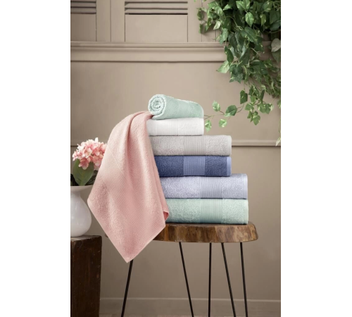 Altınbaşak Bambu 6lı 70x140 Banyo Havlusu Berta