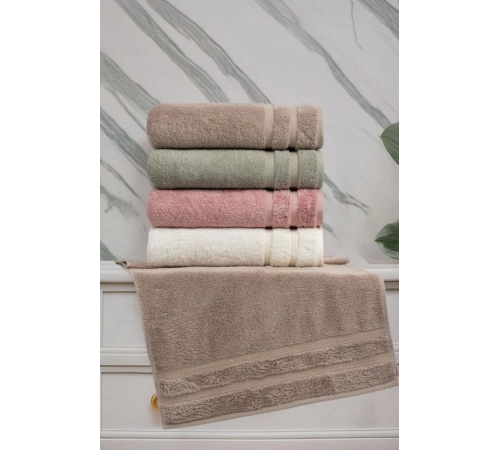 Altınbaşak Jakarlı 4´lü 50x90 El Havlusu Maddy