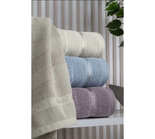 Altınbaşak Jakarlı 4´lü 50x90 El Havlusu Nila