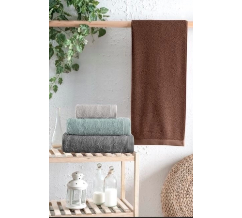 Altınbaşak Jakarlı 4lü 70x140 Banyo Havlusu Astor V1